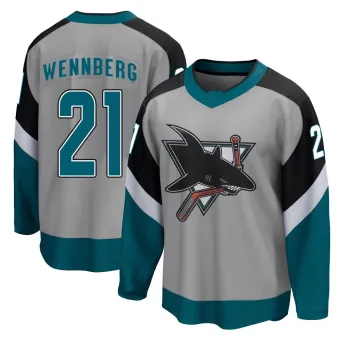 Men's Alex Wennberg San Jose Sharks 2020/21 Special Edition Jersey - Gray Breakaway