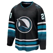 Men's Alex Wennberg San Jose Sharks Alternate Premier Jersey - Black Breakaway