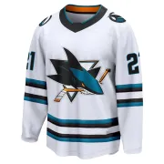 Men's Alex Wennberg San Jose Sharks Away 2nd Jersey - White Breakaway