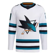 Men's Alex Wennberg San Jose Sharks Away Primegreen Jersey - White Authentic