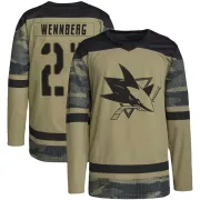 Men's Alex Wennberg San Jose Sharks Military Appreciation Practice Jersey - Camo Authentic