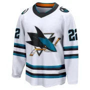 Men's Andrew Poturalski San Jose Sharks Away 2nd Jersey - White Breakaway