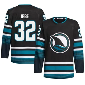 Men's Arturs Irbe San Jose Sharks Alternate Primegreen Jersey - Black Authentic