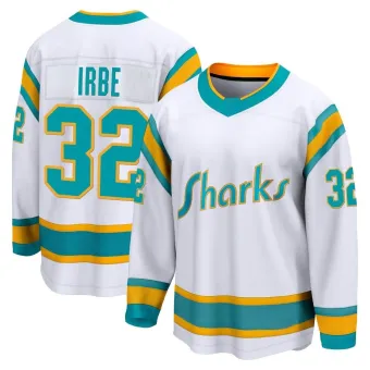 Men's Arturs Irbe San Jose Sharks Special Edition 2.0 Jersey - White Breakaway