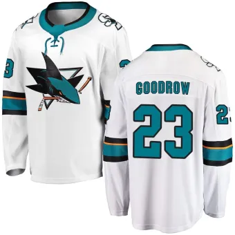 Men's Barclay Goodrow San Jose Sharks Away Jersey - White Breakaway