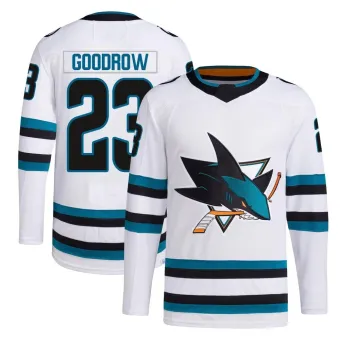 Men's Barclay Goodrow San Jose Sharks Away Primegreen Jersey - White Authentic