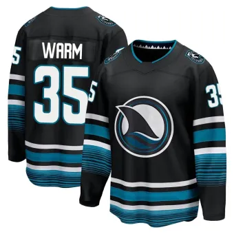 Men's Beck Warm San Jose Sharks Alternate Premier Jersey - Black Breakaway