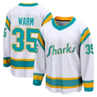 Men's Beck Warm San Jose Sharks Special Edition 2.0 Jersey - White Breakaway