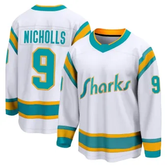 Men's Bernie Nicholls San Jose Sharks Special Edition 2.0 Jersey - White Breakaway