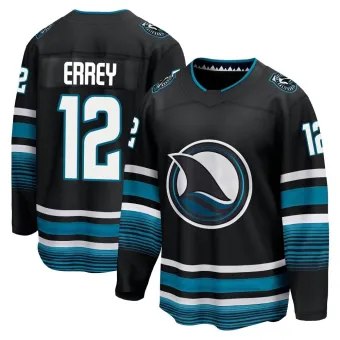 Men's Bob Errey San Jose Sharks Alternate Premier Jersey - Black Breakaway