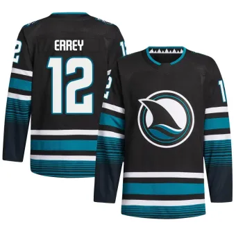 Men's Bob Errey San Jose Sharks Alternate Primegreen Jersey - Black Authentic