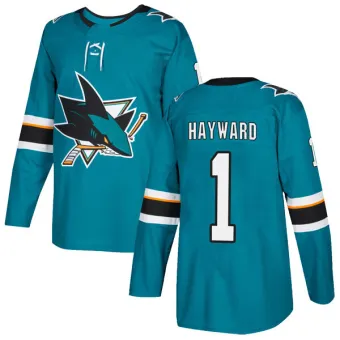 Men's Brian Hayward San Jose Sharks Home Jersey - Teal Authentic