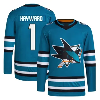 Men's Brian Hayward San Jose Sharks Home Primegreen Jersey - Teal Authentic