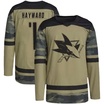 Men's Brian Hayward San Jose Sharks Military Appreciation Practice Jersey - Camo Authentic