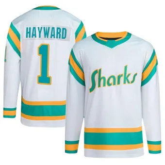 Men's Brian Hayward San Jose Sharks Reverse Retro 2.0 Jersey - White Authentic