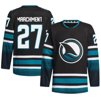 Men's Bryan Marchment San Jose Sharks Alternate Primegreen Jersey - Black Authentic