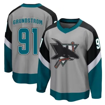 Men's Carl Grundstrom San Jose Sharks 2020/21 Special Edition Jersey - Gray Breakaway