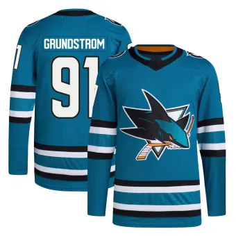 Men's Carl Grundstrom San Jose Sharks Home Primegreen Jersey - Teal Authentic