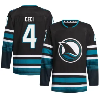 Men's Cody Ceci San Jose Sharks Alternate Primegreen Jersey - Black Authentic