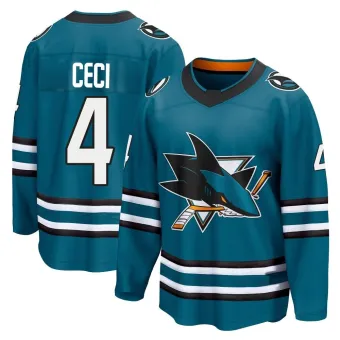 Men's Cody Ceci San Jose Sharks Home 2nd Jersey - Teal Breakaway