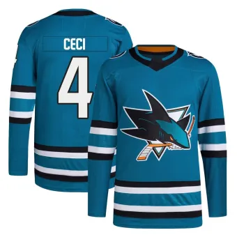 Men's Cody Ceci San Jose Sharks Home Primegreen Jersey - Teal Authentic