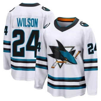 Men's Doug Wilson San Jose Sharks Away 2nd Jersey - White Breakaway