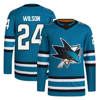 Men's Doug Wilson San Jose Sharks Home Primegreen Jersey - Teal Authentic