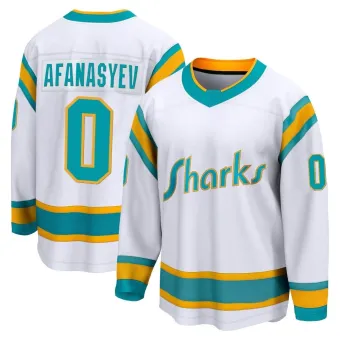 Men's Egor Afanasyev San Jose Sharks Special Edition 2.0 Jersey - White Breakaway