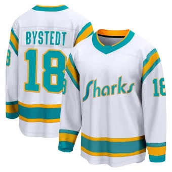 Men's Filip Bystedt San Jose Sharks Special Edition 2.0 Jersey - White Breakaway