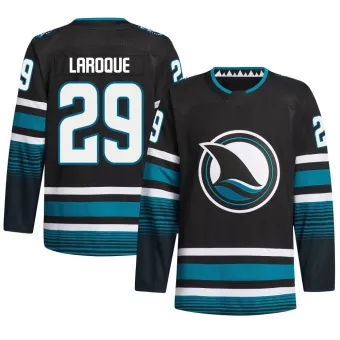 Men's Gannon Laroque San Jose Sharks Alternate Primegreen Jersey - Black Authentic