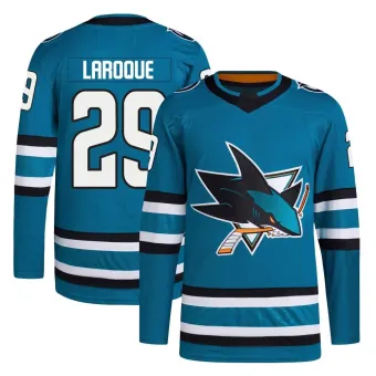 Men's Gannon Laroque San Jose Sharks Home Primegreen Jersey - Teal Authentic