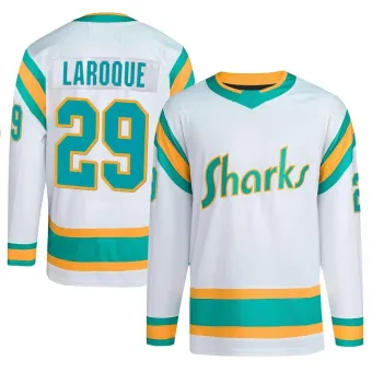 Men's Gannon Laroque San Jose Sharks Reverse Retro 2.0 Jersey - White Authentic