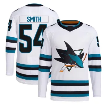 Men's Givani Smith San Jose Sharks Away Primegreen Jersey - White Authentic