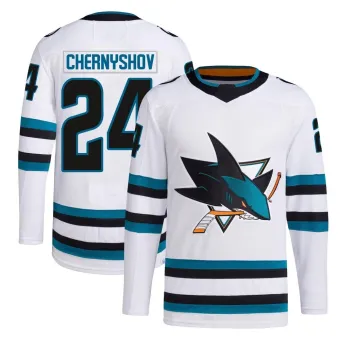 Men's Igor Chernyshov San Jose Sharks Away Primegreen Jersey - White Authentic