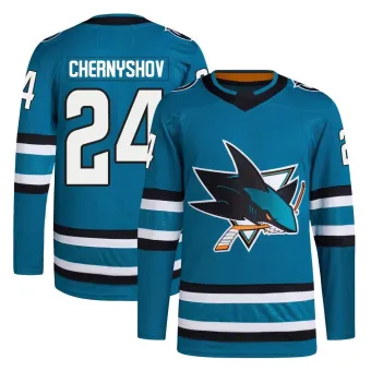 Men's Igor Chernyshov San Jose Sharks Home Primegreen Jersey - Teal Authentic