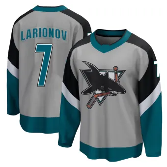 Men's Igor Larionov San Jose Sharks 2020/21 Special Edition Jersey - Gray Breakaway