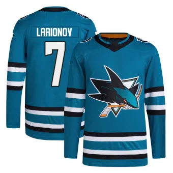 Men's Igor Larionov San Jose Sharks Home Primegreen Jersey - Teal Authentic