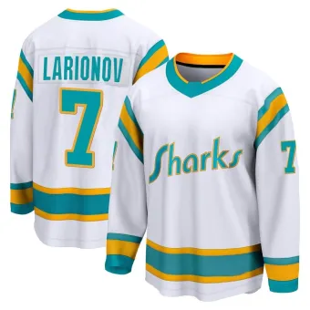 Men's Igor Larionov San Jose Sharks Special Edition 2.0 Jersey - White Breakaway