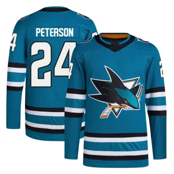 Men's Jacob Peterson San Jose Sharks Home Primegreen Jersey - Teal Authentic