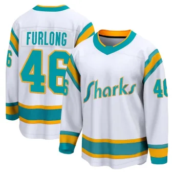 Men's Jake Furlong San Jose Sharks Special Edition 2.0 Jersey - White Breakaway