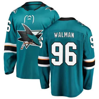 Men's Jake Walman San Jose Sharks Home Jersey - Teal Breakaway