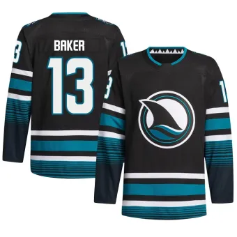 Men's Jamie Baker San Jose Sharks Alternate Primegreen Jersey - Black Authentic