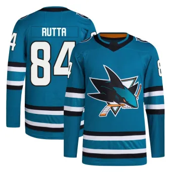 Men's Jan Rutta San Jose Sharks Home Primegreen Jersey - Teal Authentic