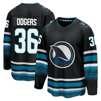 Men's Jeff Odgers San Jose Sharks Alternate Premier Jersey - Black Breakaway