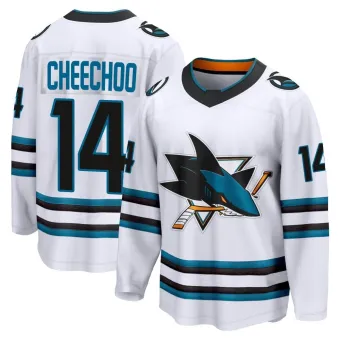 Men's Jonathan Cheechoo San Jose Sharks Away 2nd Jersey - White Breakaway