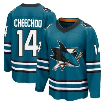 Men's Jonathan Cheechoo San Jose Sharks Home 2nd Jersey - Teal Breakaway