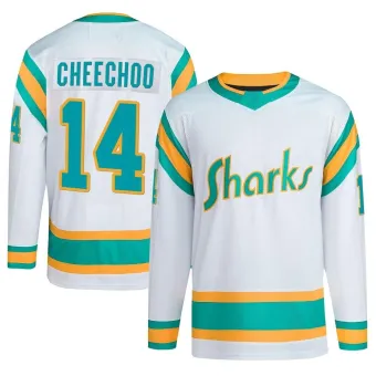 Men's Jonathan Cheechoo San Jose Sharks Reverse Retro 2.0 Jersey - White Authentic