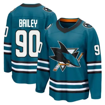 Men's Justin Bailey San Jose Sharks Home 2nd Jersey - Teal Breakaway