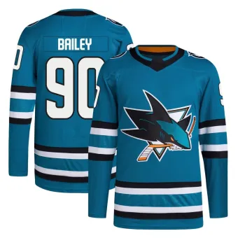 Men's Justin Bailey San Jose Sharks Home Primegreen Jersey - Teal Authentic