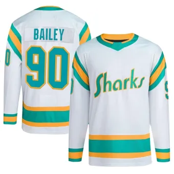 Men's Justin Bailey San Jose Sharks Reverse Retro 2.0 Jersey - White Authentic